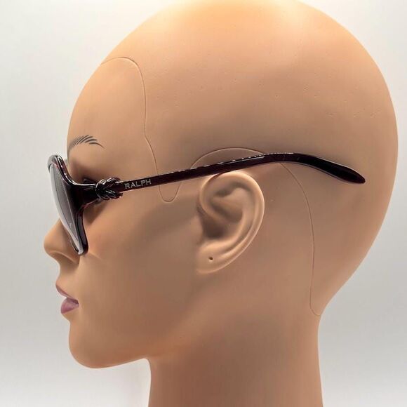 NEW Ladies Y2K Polo Ralph Lauren Large Plastic Sunglasses RA5136 Berry 58/15/135 main image 7